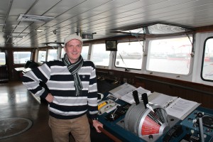 Boris Noruschat im Kreuzfahrtschiff