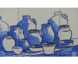 Blaue Vasen 3