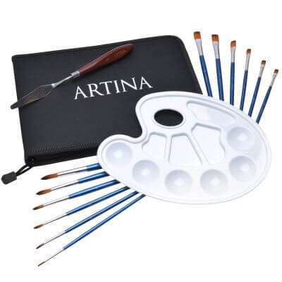 Artina Pinselset mit verschiedenen Größen