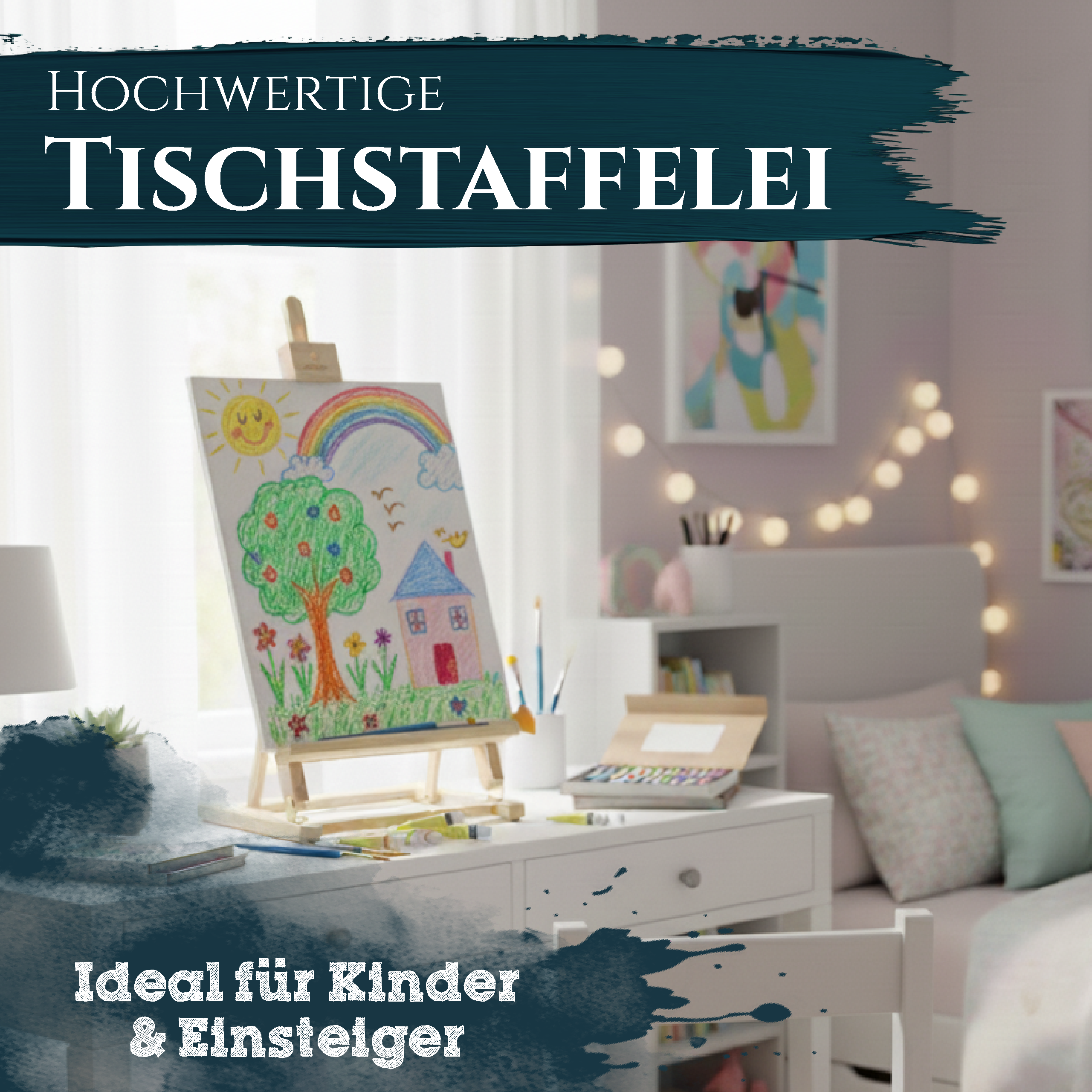 Artina Tischstaffelei Staffelei Sydney aus massivem Kiefern-Holz