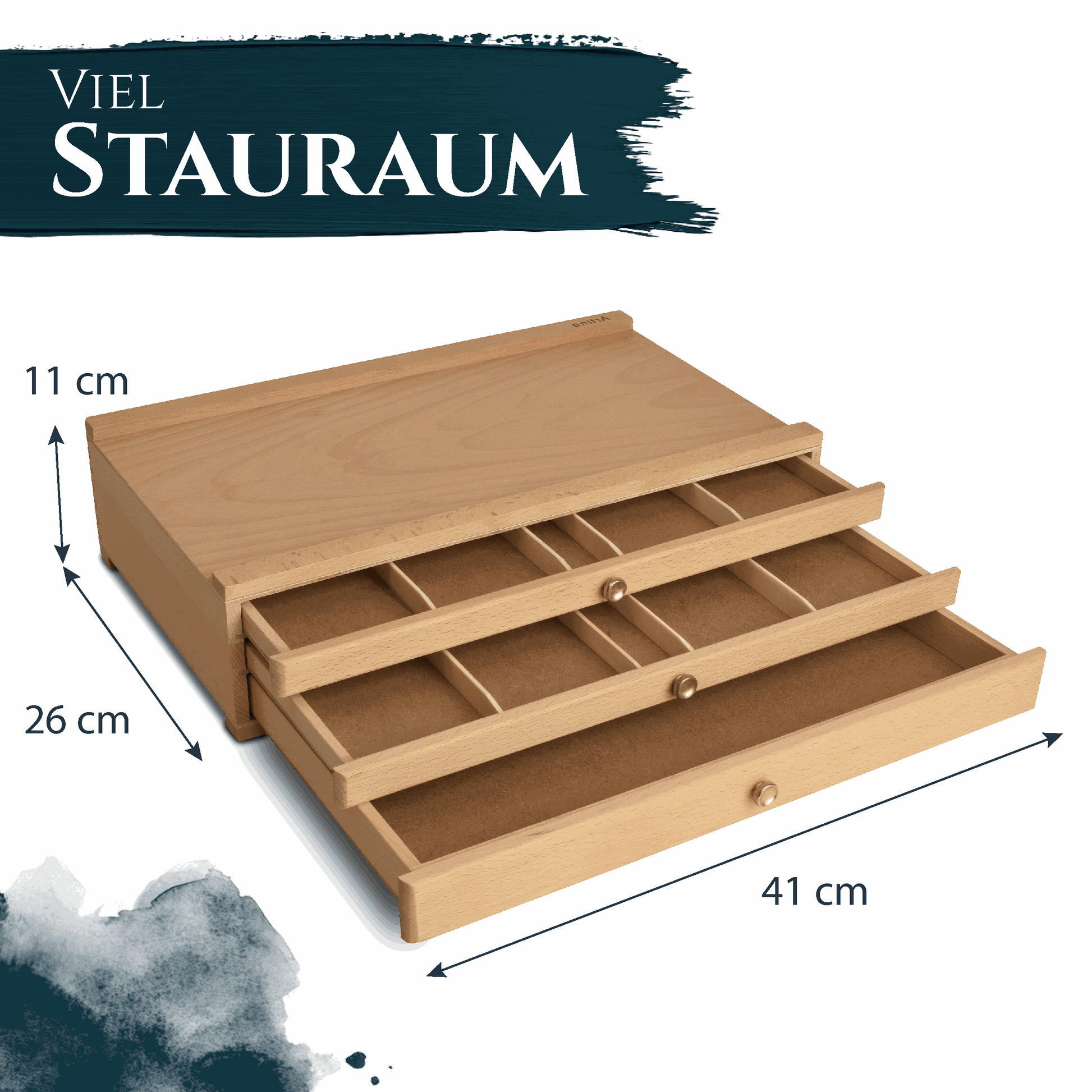 holzkasten aufbewahrung Holzkasten Troyes Holzkoffer – Praktischer Werkzeugkoffer aus Buchenholz – Staffeleien-Shop