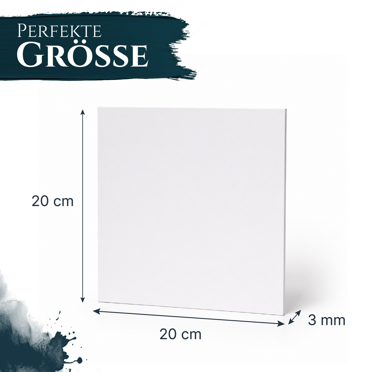 Artina Malkarton 5er Set Leinwand 3 mm in verschiedenen Größen