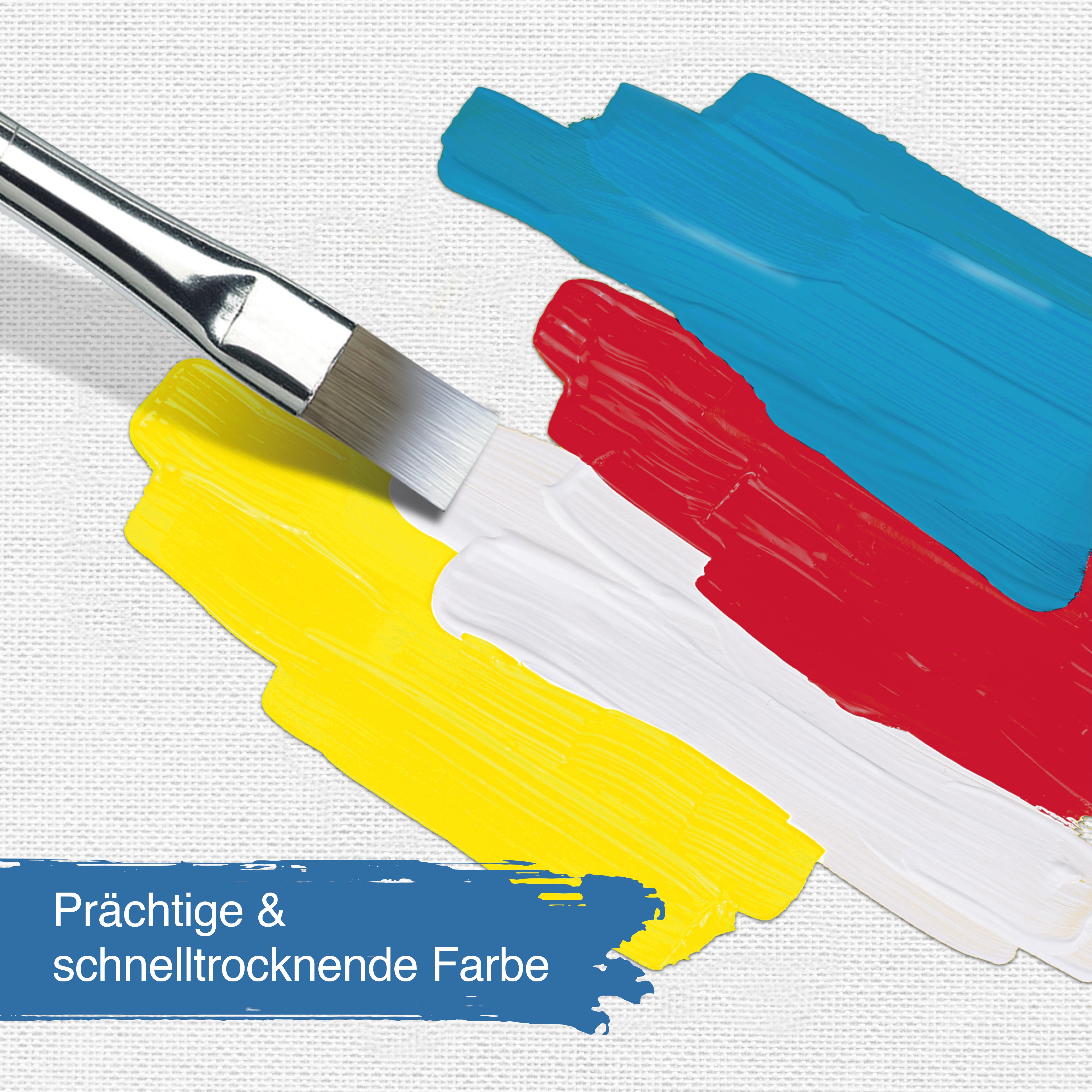 Artina Crylic Acrylfarbe Tuben Set 10x500ml