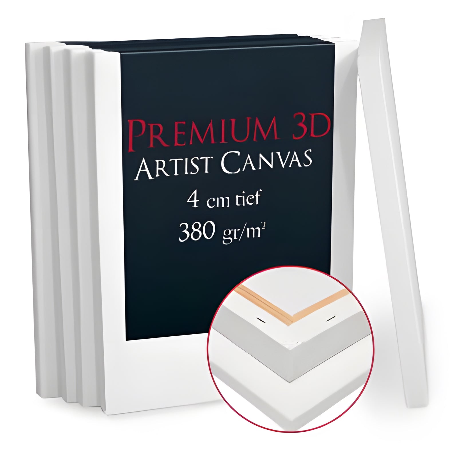 3D Premium Keilrahmen