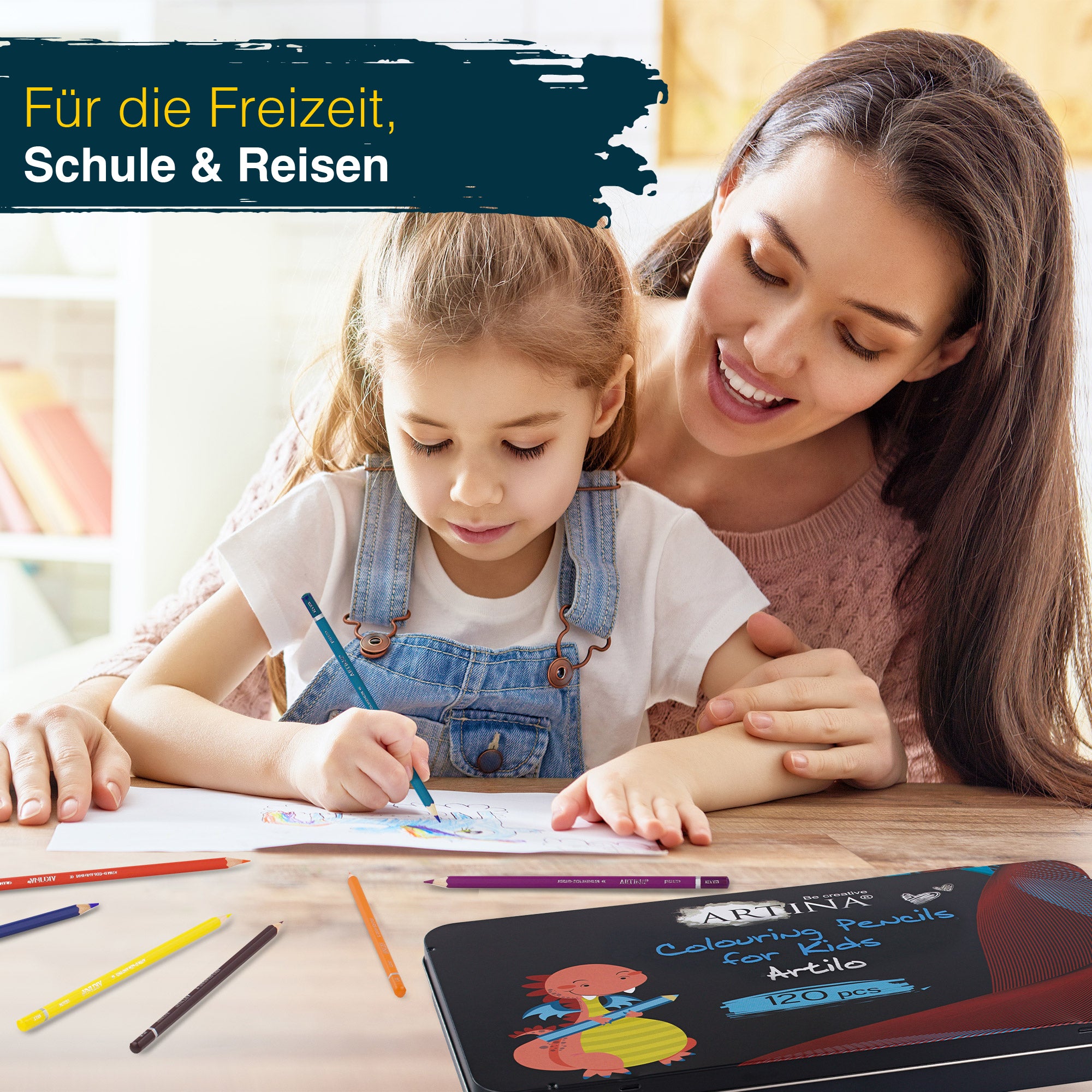 Artina div. Sets Kinder Buntstifte Artilo Farbstifte mit FSC® Zertifikat