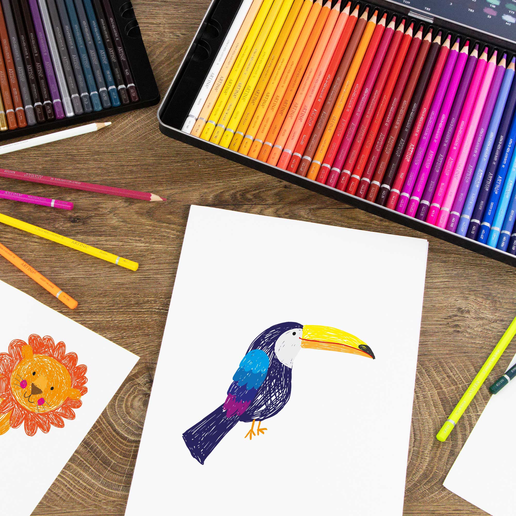 Artina div. Sets Kinder Buntstifte Artilo Farbstifte mit FSC® Zertifikat