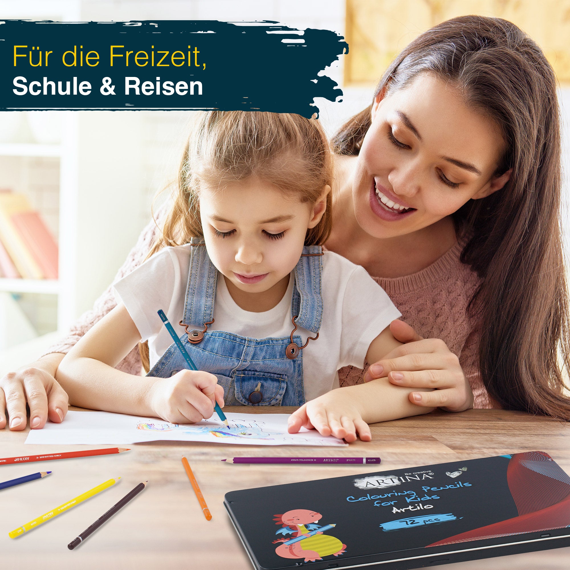 Artina div. Sets Kinder Buntstifte Artilo Farbstifte mit FSC® Zertifikat