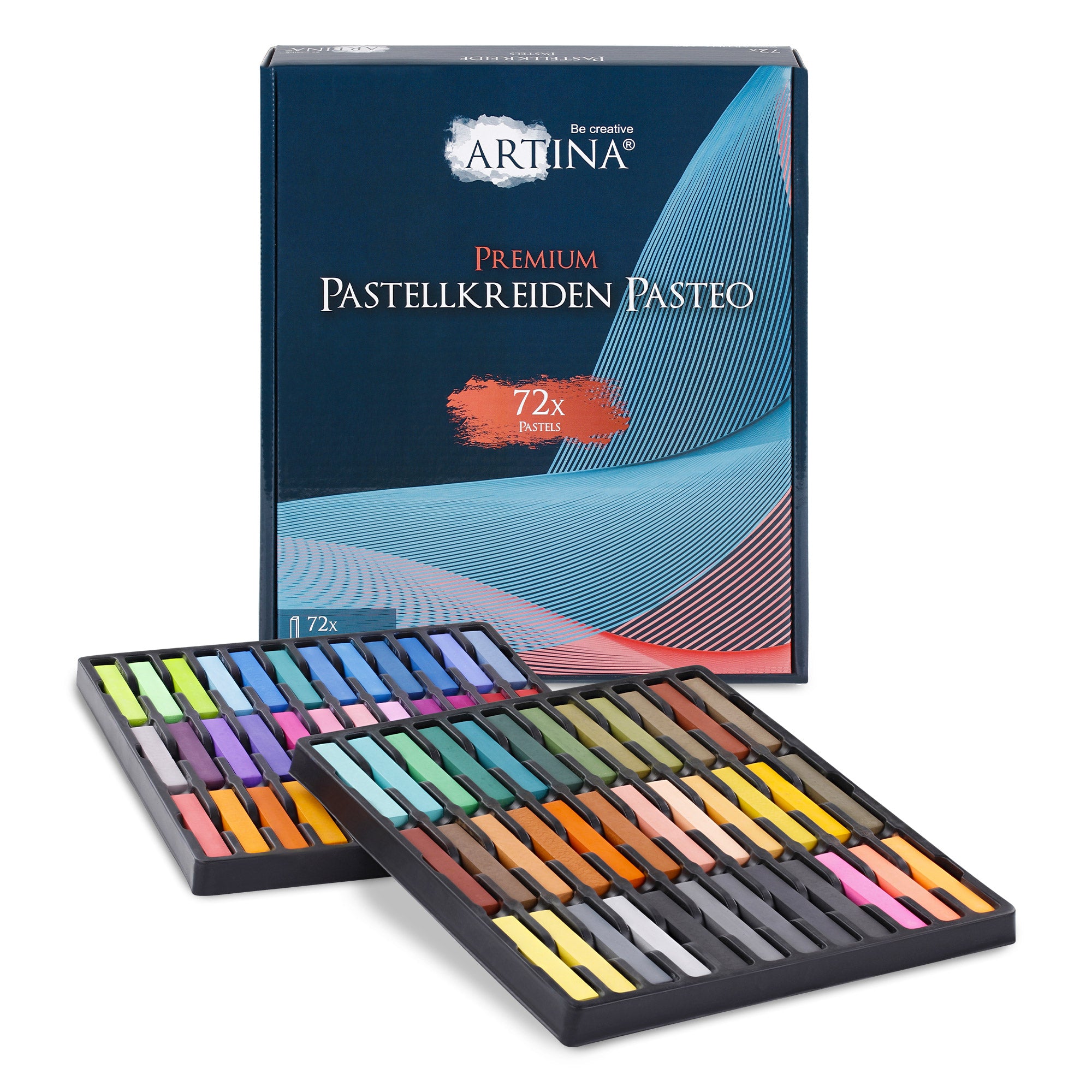 Artina Premium Weichpastellkreide Pasteo 24/48/72 Stück