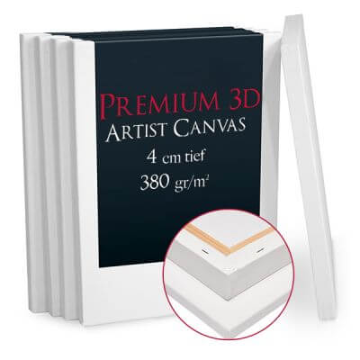 3D Premium Keilrahmen